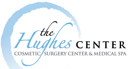 The Hughes Center Cosmetic Surgery and Medspa logo” and republish image
