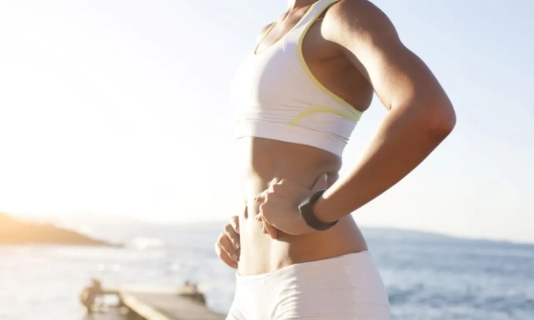 Image of a woman's torso for Coolsculpting at The Hughes Center in Cherry Hill NJ