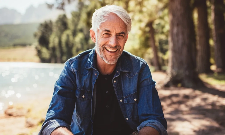 photo of a man with grey hair and beard for Kerelese at The Hughes Center